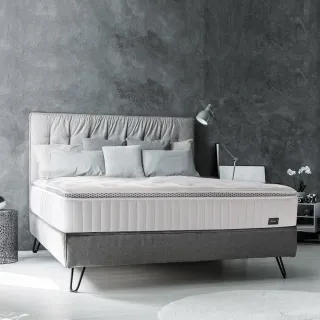 【Oleles 歐萊絲】黑標乳膠獨立筒 彈簧床墊-特大7尺