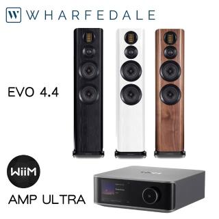 【Wharfedale】兩聲道音響組合(EVO 4.4+WiiM Amp Ultra)