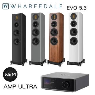 【Wharfedale】兩聲道音響組合(EVO 5.3+WiiM Amp Ultra)