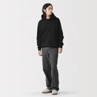 【MUJI 無印良品】男裏毛連帽上衣(灰色/黑色/粉米/米色/深藍)