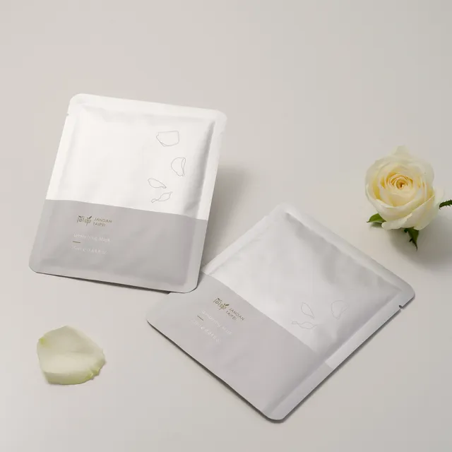 【JAN DAN 簡單】極淨白光透面膜 5入組(面膜)