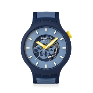 【SWATCH】BELOW THE HORIZON 大錶面手錶/男錶/女錶/瑞士製造 SB05N117(47mm)