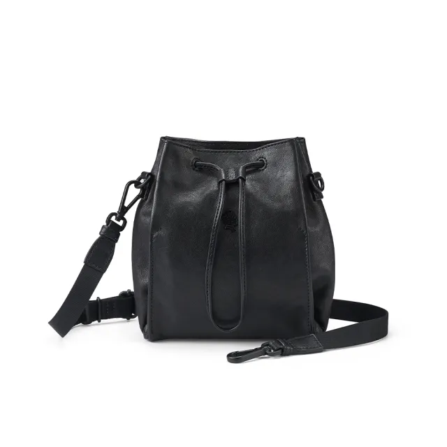 【PORTER INTERNATIONAL】輕巧靈感PICO真皮水桶包(黑)