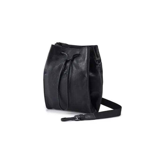 【PORTER INTERNATIONAL】輕巧靈感PICO真皮水桶包(黑)