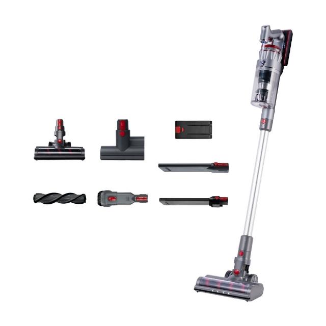 【SANSUI 山水】智能偵測無線吸塵器 除蹣機 灰色 標配版(SVC-J800)