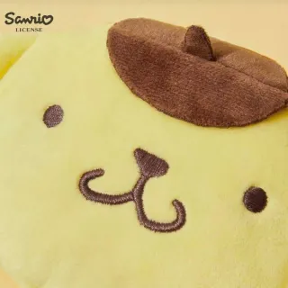 【SANRIO 三麗鷗】雙11 布丁狗Pom Pom Purin正版授權毛絨零錢包耳機包吊飾鑰匙圈(閨蜜女兒女友生