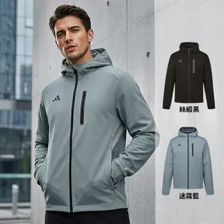 【adidas 愛迪達】全新探索4.0防水高性能外套(運動 訓練 保暖 百搭 LOGO款 防水 防風)