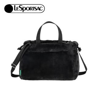 【Lesportsac】2025冬季新品 FUR Drawstring Tote 羊羔絨抽繩托特包(3031)