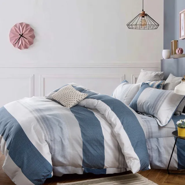 【Love City 寢城之戀】台灣製 舒柔棉 兩用被床罩枕套組(雙人/加大/六件組/多款任選)