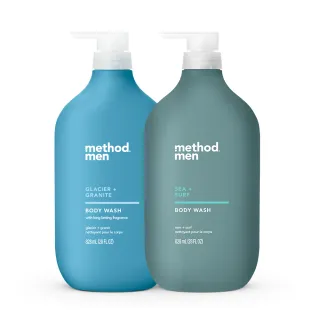 【method 美則】男仕潔膚露系列828ml(海洋衝浪 極地冰川)