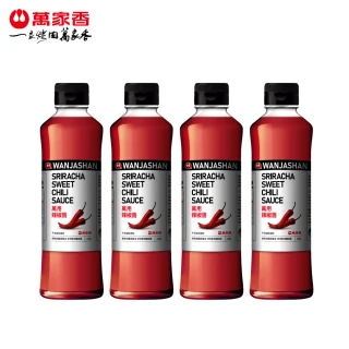【萬家香】萬用辣椒醬(420g*4瓶/美式風味辣醬)