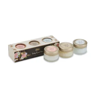 【SABON】官方直營 迷你身體磨砂膏禮盒(身體磨砂膏60gx3)