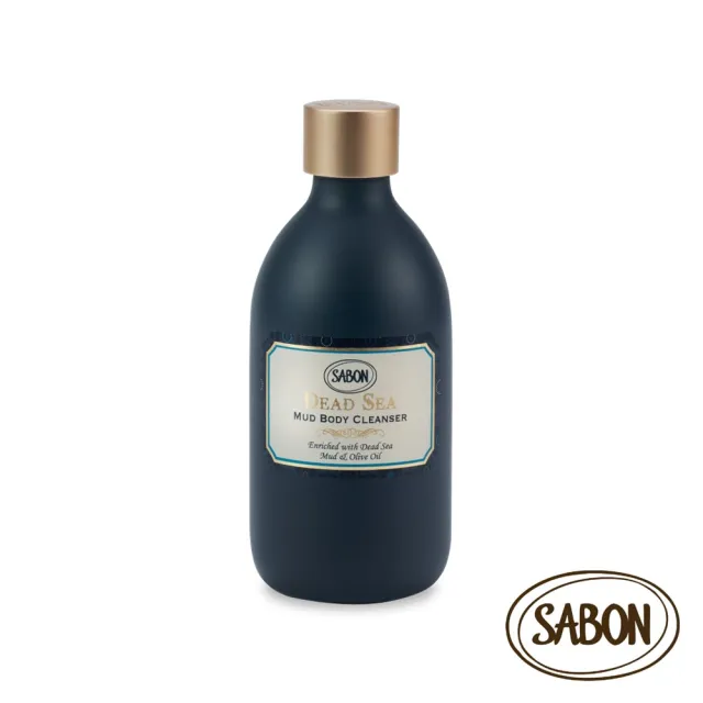 【SABON】官方直營 死海黑礦泥沐浴露290ml(極致護膚系列)
