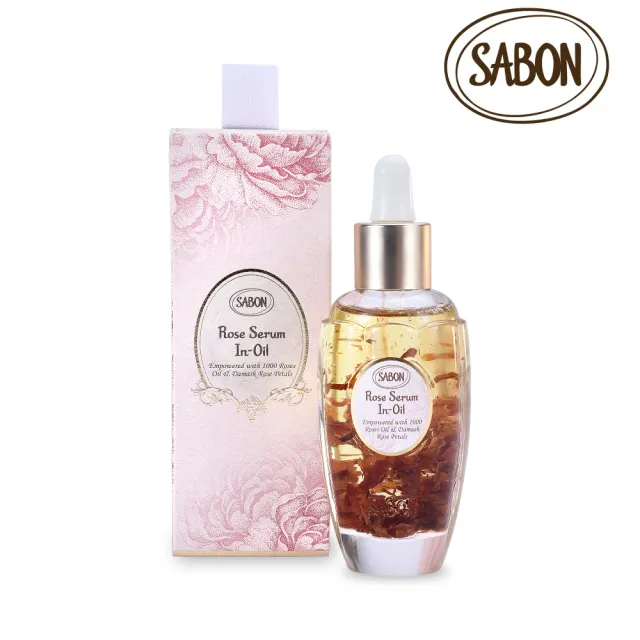 【SABON】官方直營 大馬士革玫瑰有機光燦精華油50ml
