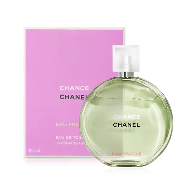 【CHANEL 香奈兒】香奈兒 CHANCE 淡香水綠色氣息版 100ml(國際航空版)
