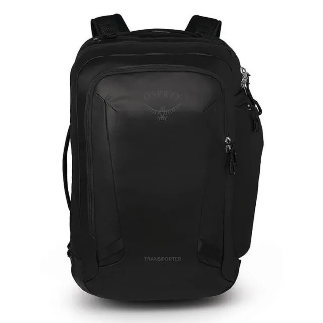 【Osprey】雙11 Transporte Travel Pack 44 多功能旅行背包 男 渡鴉黑(背包旅行 行李背包)