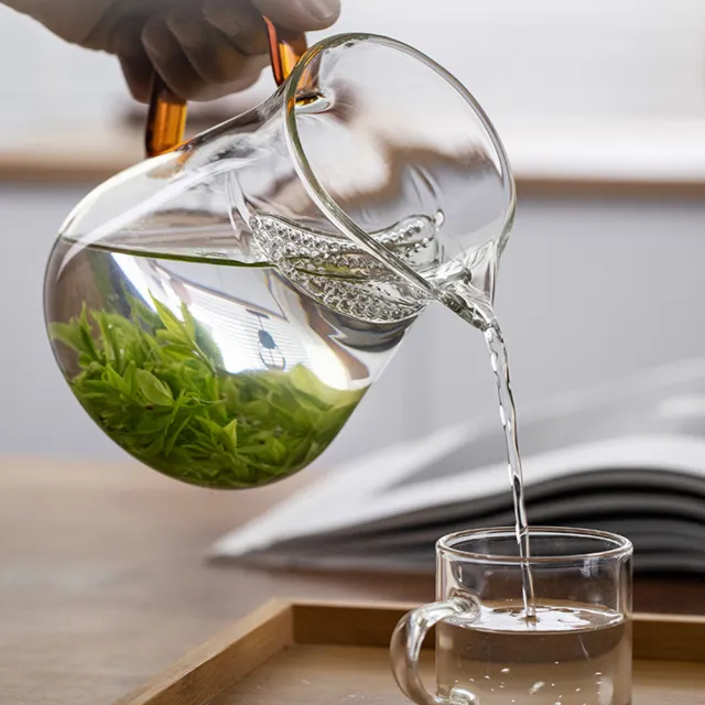 【Glass King】GK-069 月牙茶海 月牙公杯 耐熱玻璃茶海 功夫茶具 分茶杯 分酒杯 公道杯