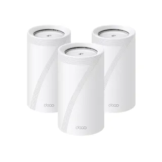 【TP-Link】Wi-Fi 7 BE14000 三頻 10G 真Mesh 無線路由器 分享器(支援AI筆電/透天厝/Deco BE68 三入組)