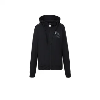 【FILA】女針織外套-黑色(5JKA-1745-BK)