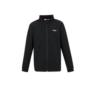 【FILA】男平織外套-黑色(1JKA-1311-BK)