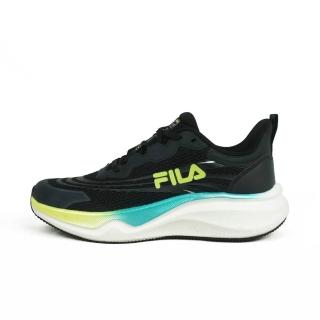 【FILA】斐樂 View 男 慢跑鞋 跑鞋 路跑 黑 綠(1-J316Z-066)
