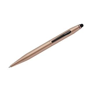 【CROSS】Tech2 系列 棕金色PVD 原子筆+觸控筆 /支 CAT0652-15