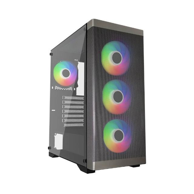 【NVIDIA】R5六核GeForce RTX 5060 Ti 8G{諾克斯KC3B}電競電腦(R5 9600X/華碩B650/16G D5/500G)