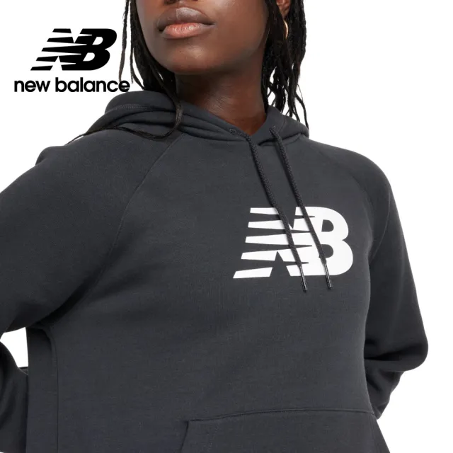 【NEW BALANCE】NB 刷毛帽T/連帽上衣_女性_WT43524BK(美版 版型偏大)