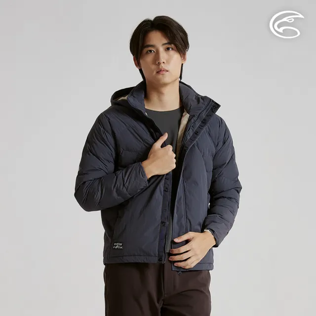 【ADISI】男SMAWARM BALL海洋溫控超撥水防風保暖外套-可收納帽 AJ2521059(防潑水 蚵技棉 環保紗 連帽外套)