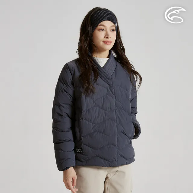 【ADISI】女SMAWARM BALL海洋溫控超撥水防風保暖造型領外套 AJ2521060(防潑水 蚵技棉 環保紗 保暖外套)