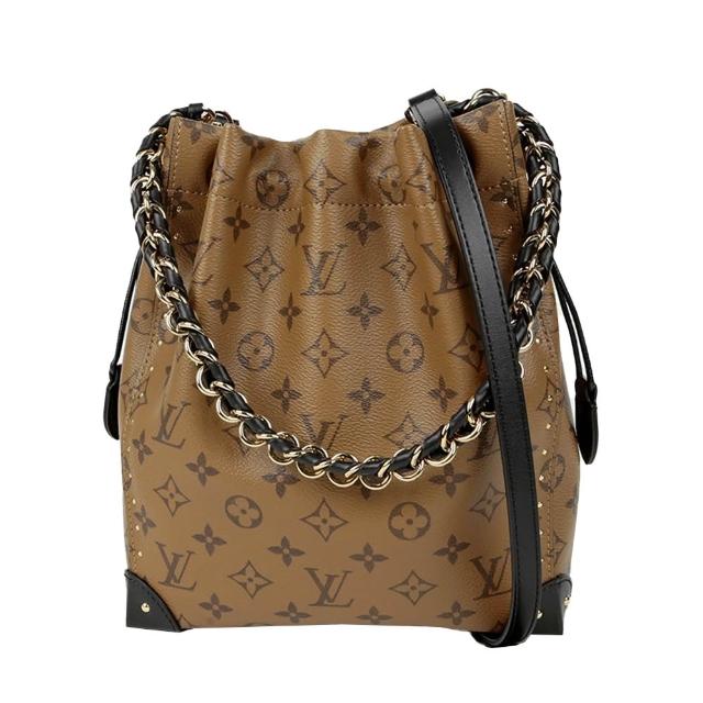 LV LOUIS VUITTON路易威登 M13324 Noe Trunk PM Monogram 經典牛皮帆布兩用水桶包