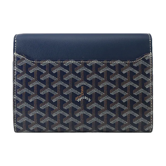 【GOYARD 高雅德】CHYPRE 翻蓋信封斜背包(海軍藍)