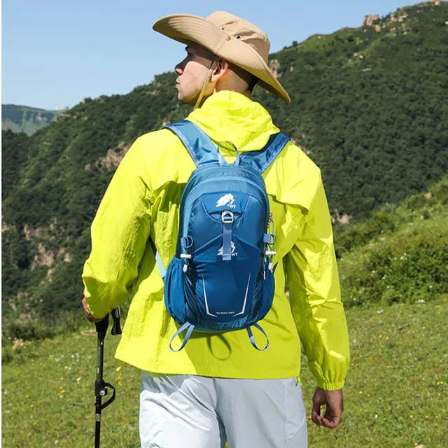 【MUAN】防刮耐磨機能防水折疊登山包(輕量後背包/戶外運動健身旅遊收納袋/攻頂包)