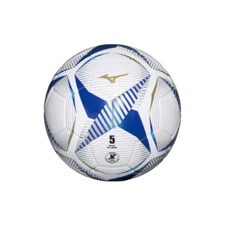 【MIZUNO 美津濃】足球 日本足球協會認證球 手縫足球(P3JBSB0101白x藍)