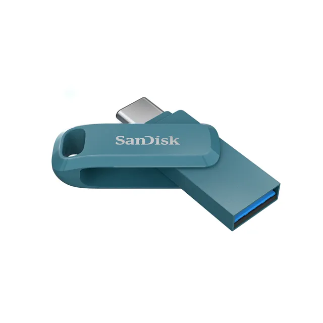 【SanDisk 晟碟】Ultra Go Type-C 雙用隨身碟海灣藍128GB(公司貨)
