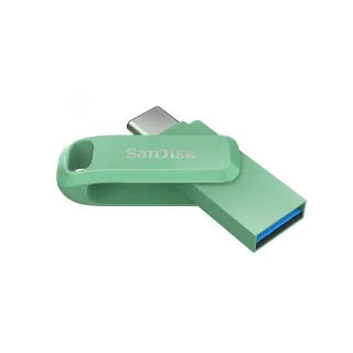 【SanDisk 晟碟】Ultra Go Type-C 雙用隨身碟草本綠64GB(公司貨)