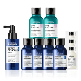 【L’OREAL 巴黎萊雅PRO】絲芮雅活力啟動精粹90ml(新升級/小藍瓶/養髮/控油/養髮液/頭皮水/頭皮調理)