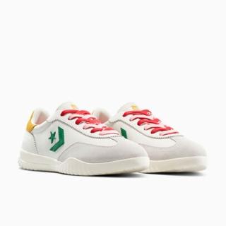 【CONVERSE】休閒鞋 男鞋 女鞋 運動鞋 皮革 麂皮 RUN STAR TRAINER OX 白灰 A15446C