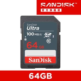 【SanDisk 晟碟】Ultra SD UHS-I 記憶卡 64GB(公司貨)