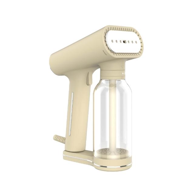 【SteamOne】手持式蒸氣掛燙機 燙衣機 除皺機 奶油白(Karl XL/30秒瞬熱/高溫殺菌/防滴水設計)