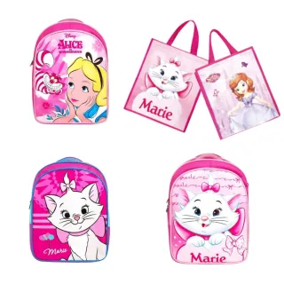 迪士尼輕量透氣休閒書包超值組 書包+補習才藝手提袋(A4尺寸可以放入)