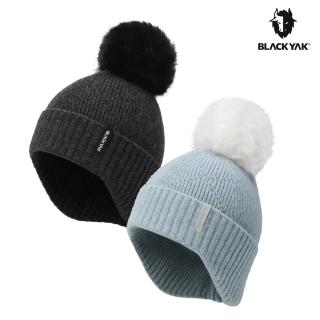 【BLACKYAK】女 MUFF毛球遮耳保暖帽[二色]BYEB2WAE01(毛球帽 遮耳 保暖帽 女毛帽)
