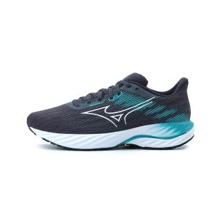 【MIZUNO 美津濃】WAVE INSPIRE 21 SW 寬楦運動慢跑鞋 深灰湖藍 男鞋 J1GC254551