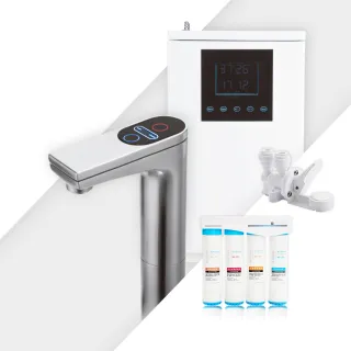 【藍海淨水】KH-7707H科技銀316不鏽鋼溫熱觸控煮沸型廚下飲水機+BO-8111 高效能除鉛抑垢淨水器