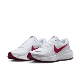 【NIKE 耐吉】慢跑鞋 女鞋 運動鞋 緩震 W REVOLUTION 8 白紅 HJ8485-109