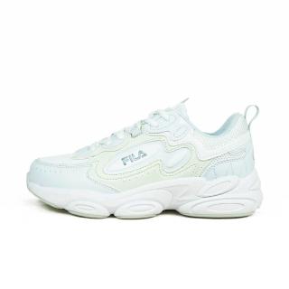 【FILA】斐樂 Boundless 女 休閒鞋 舒適 水藍 綠(5-J330Z-699)