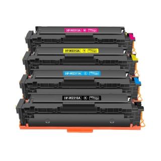 【TC碳粉匣】HP W2310A W2311A W2312A W2313A 215A 四色環保碳粉匣 含晶片(適用 HP M155NW M183fw M182)