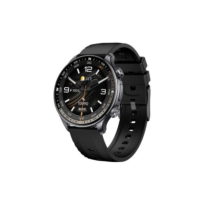 LARMI樂米 Ai6 是一款多功能智慧手錶，具備心率偵測、GPS定位、內建音樂播放、藍芽通話、睡眠監測、簡訊通知、計步、Email、登高計、健康資料偵測、血氧偵測及運動偵測等功能。支援iOS與Android系統，防水等級達5ATM，適合路跑、腳踏車、室內運動、登山及高爾夫等多種運動場景。螢幕尺寸為1.6吋，待機時間長達8-30天，提供黑色與鈦色兩種選擇，輕巧耐用，是運動與日常使用的理想選擇。