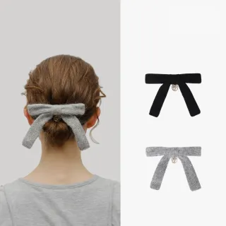 【MARITHE FRANCOIS GIRBAUD】官方旗艦 針織蝴蝶結彈簧夾(多款任選)