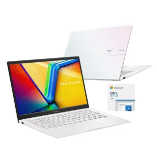【ASUS 華碩】Office2024組★14吋Core5輕薄筆電(K1404VA/Core 5-120U/16G/512G SSD/W11/VivoBook 14)